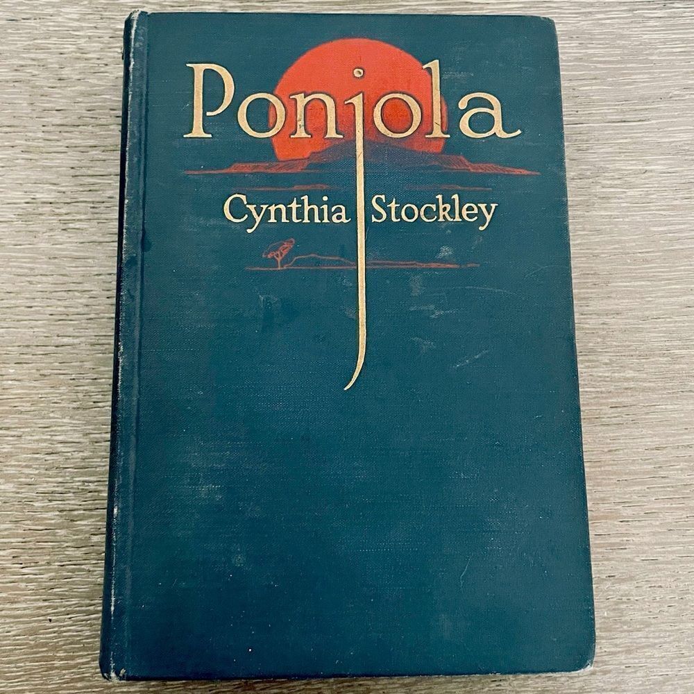 Ponjola by Cynthia Stockley 1923 Antique Vintage Book